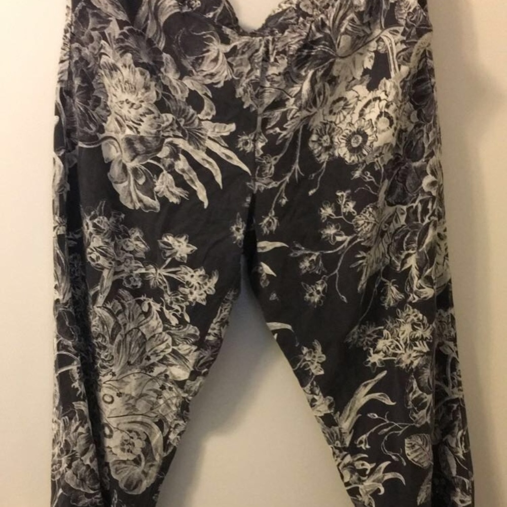 Flower Patterned Pants
